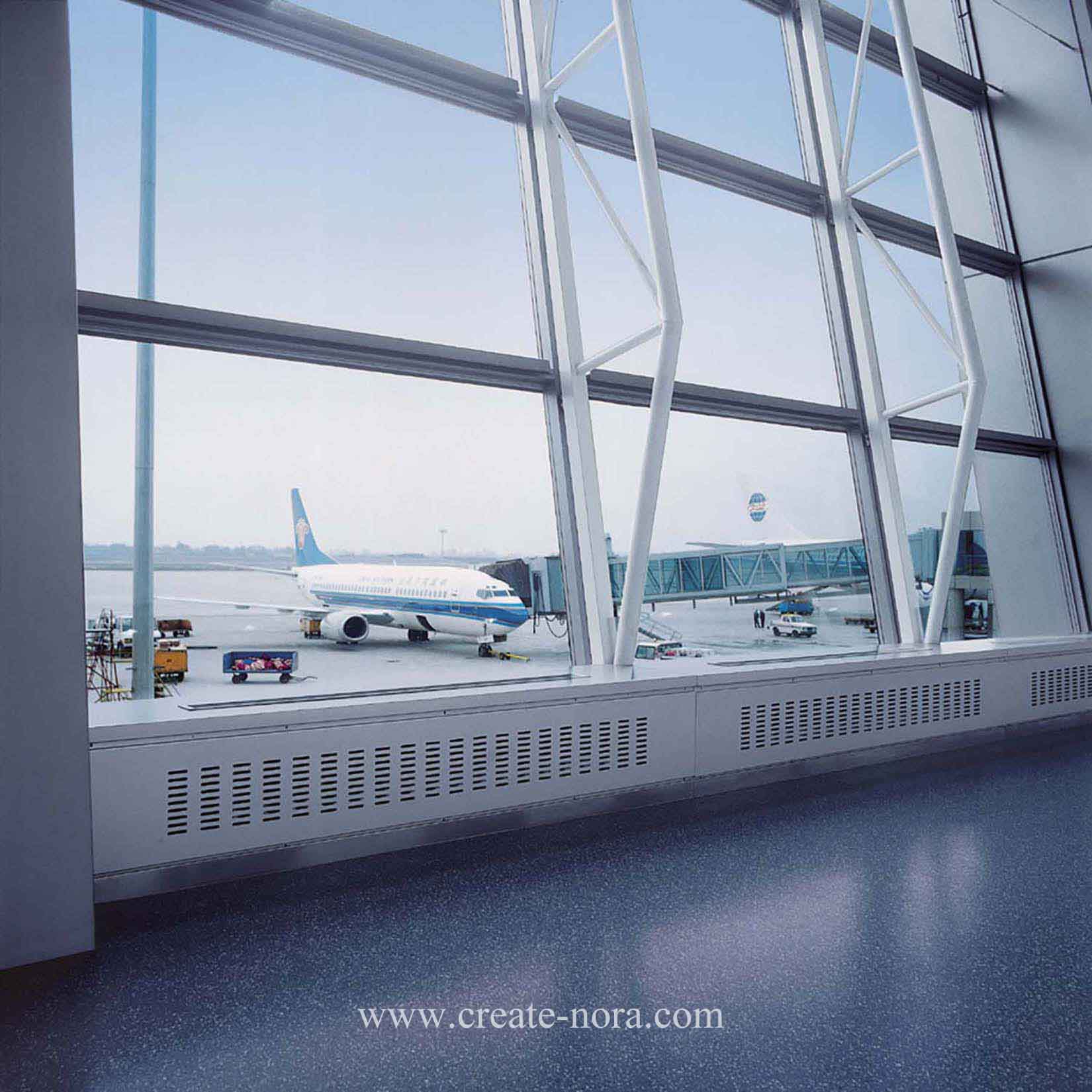 the photo of nora rubber flooring in Xianyang Airport T1、T3 2